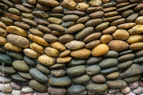 Pebbles Stone Background. Stony texture  abstract background