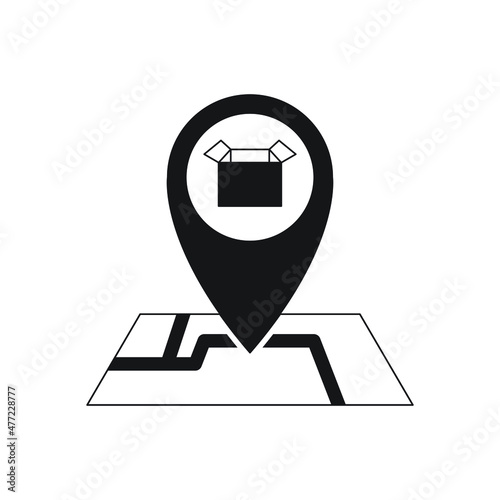 Receive order pick up icon design isolated on white background