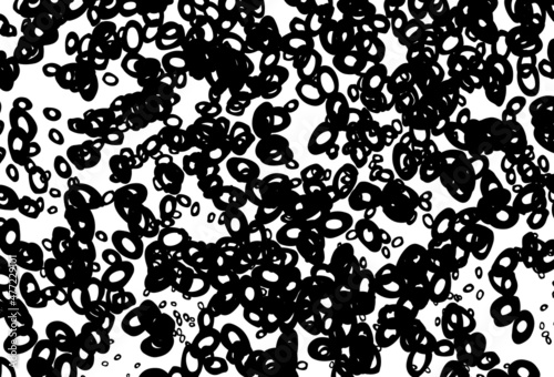 Black and white vector texture with disks.