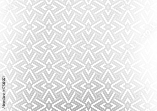 Light Silver, Gray vector cover in polygonal style.
