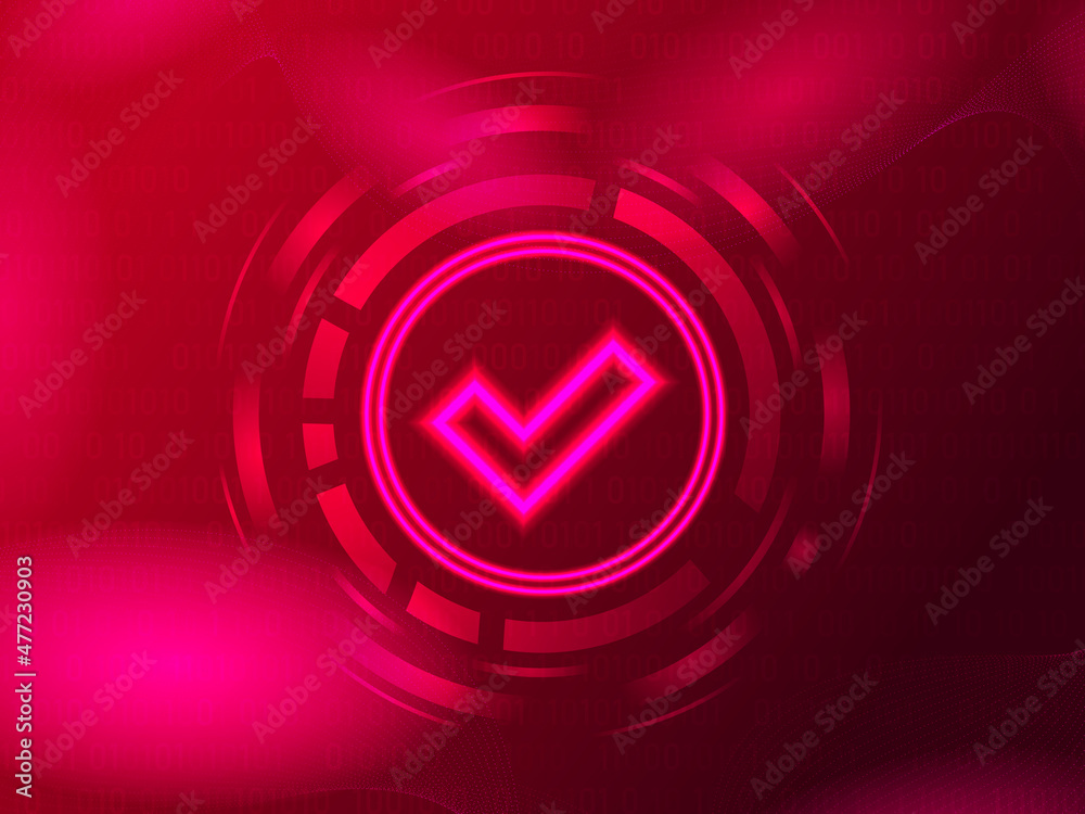 2d approved sign with background 2d approved sign with background