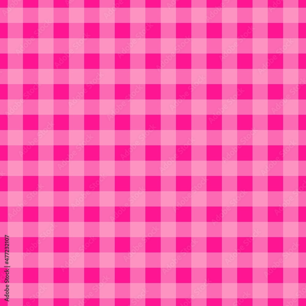 Plaid pattern. Deep pink on Pink color. Tablecloth pattern. Texture. Seamless classic pattern background. Plaid pattern. Deep pink on Pink color. Tablecloth pattern. Texture. Seamless classic pattern background.