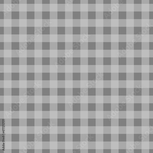 Plaid pattern. Grey on Light grey color. Tablecloth pattern. Texture. Seamless classic pattern background.