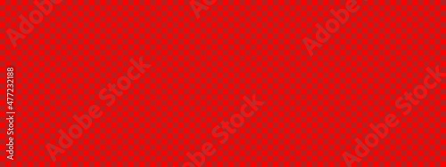Checkerboard banner. Firebrick and Red colors of checkerboard. Small squares, small cells. Chessboard, checkerboard texture. Squares pattern. Background.