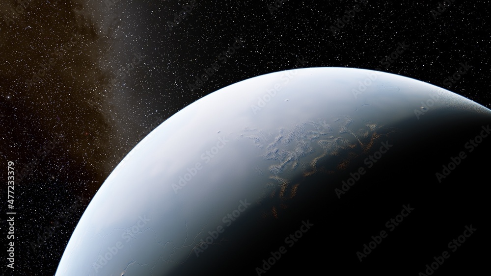 Planets and galaxy, science fiction wallpaper 3d render Planets and galaxy, science fiction wallpaper 3d render