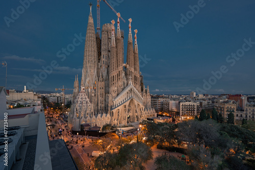 Foto Sagrada Familia basilica in Barcelona