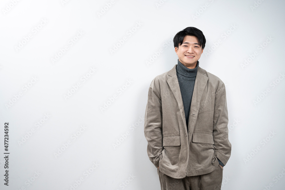冬ファッションの男性 冬ファッションの男性