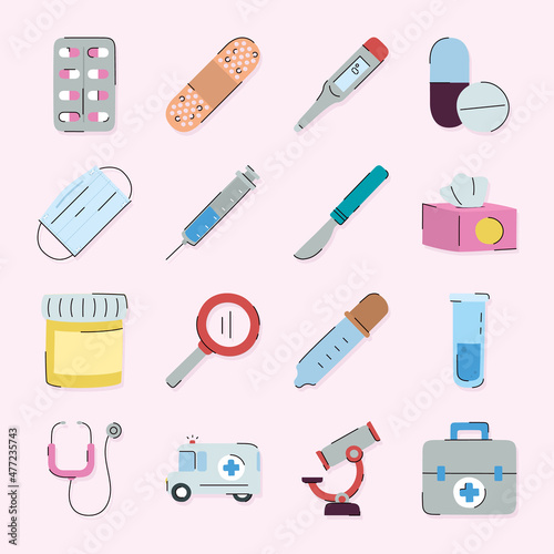 sixteen medical items