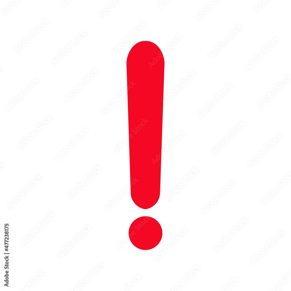 Exclamation icon Exclamation icon