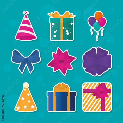 nine birthday items