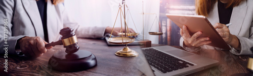 Bilde på lerret Justice and Law concept