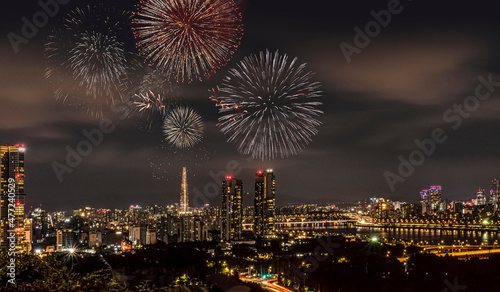 Photography 도심 속 빛 축제 배경