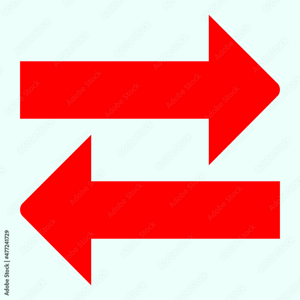 Red arrow icon vector EPS- 10 Red arrow icon vector EPS- 10