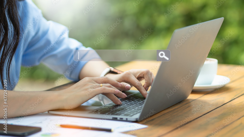 Up close with business women working with smartphones and laptops and digital tablet computers in modern office with virtual icon diagram. Up close with business women working with smartphones and laptops and digital tablet computers in modern office with virtual icon diagram.