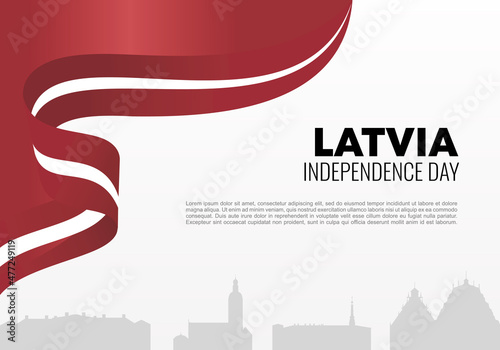 Latvia independence day bac...