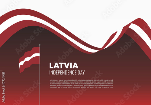 Latvia independence day bac...