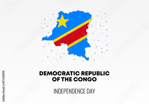 Republic of Congo independence day background poster for national celebration on August 15 th.