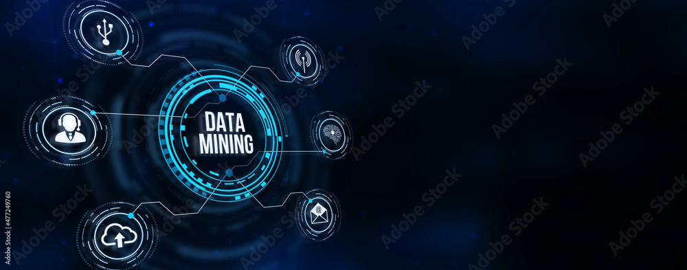 Internet, business, Technology and network concept. Data mining concept. 3d illustration. Internet, business, Technology and network concept. Data mining concept. 3d illustration.