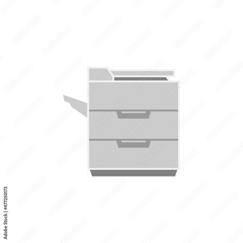 Photocopy machine icon design template vector isolated Photocopy machine icon design template vector isolated