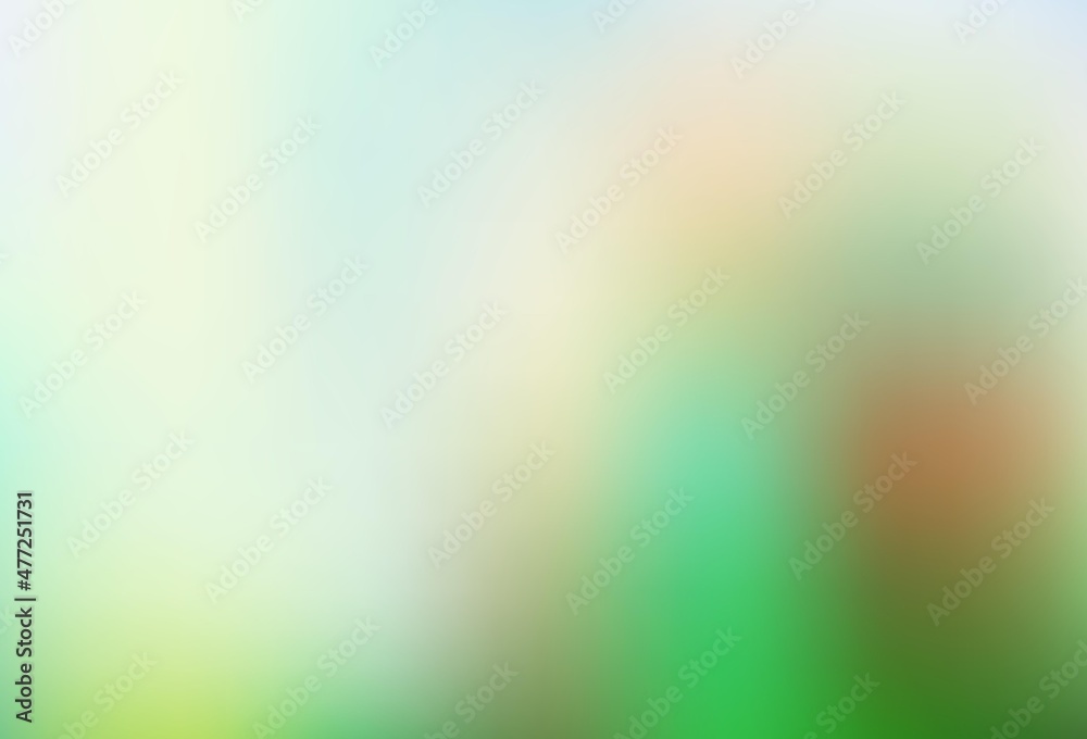 Light Green vector blurred shine abstract background. Light Green vector blurred shine abstract background.