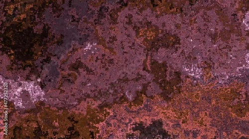 4k background video of everchanging detailed particle texture in vivid colors