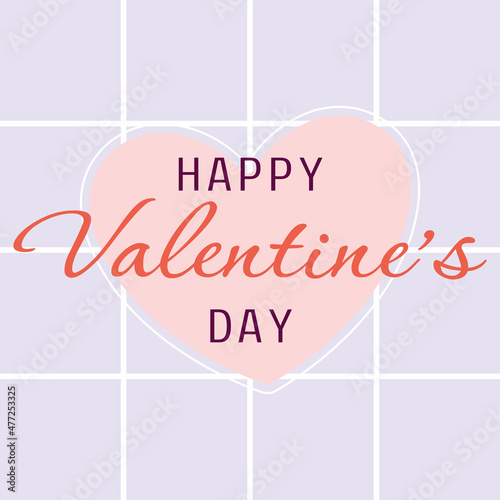 Love template for Valentine's day.  Greeting card, postcards, declaration of love, labels. posters.