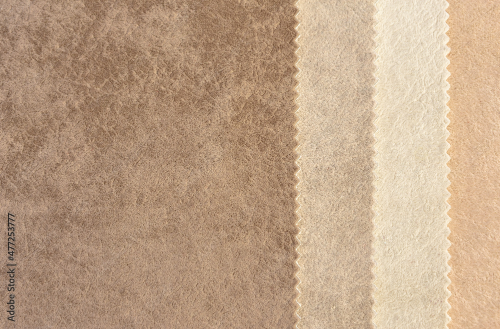 Fototapeta premium catalog of interior luxury fabric sample chart showing multi texture and pattern of fabric. interior drapery . High quality photo