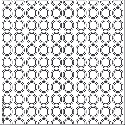 Vector pattern with symmetrical elements. Repeating geometric tiles from striped elements.Monochrome stylish texture.Black and white pattern for wallpapers and backgrounds.