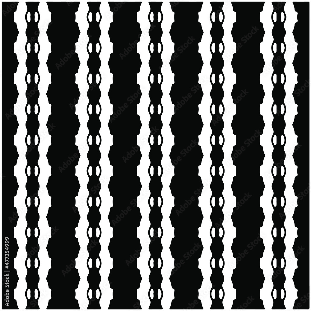 Seamless ethnic pattern color black and white.Can be used in fabric design for clothes, accessories; decorative paper, wrapping, background, wallpaper, Vector illustration. Seamless ethnic pattern color black and white.Can be used in fabric design for clothes, accessories; decorative paper, wrapping, background, wallpaper, Vector illustration.