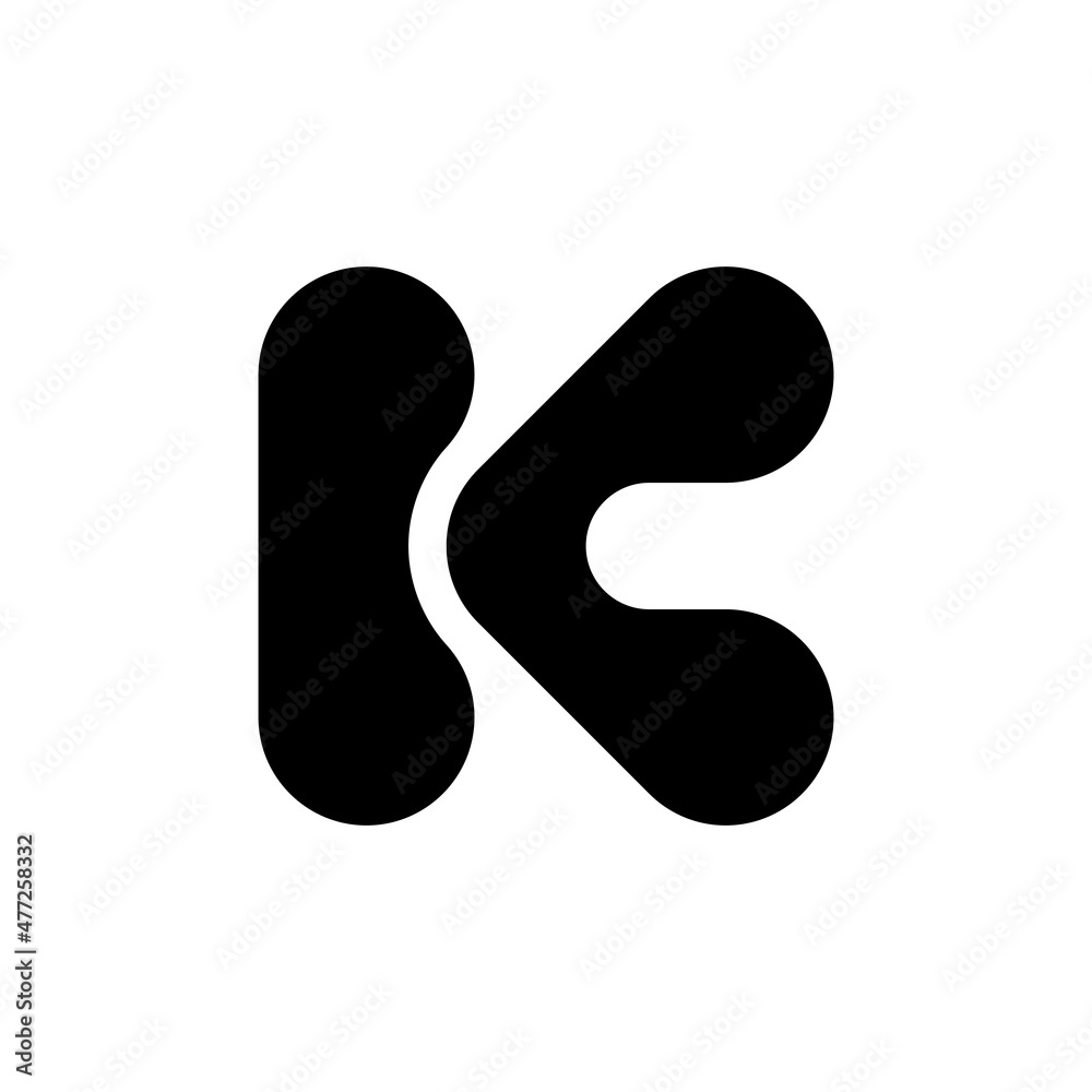 Letter K logo. Icon design. Template elements. Geometric abstract logos Letter K logo. Icon design. Template elements. Geometric abstract logos