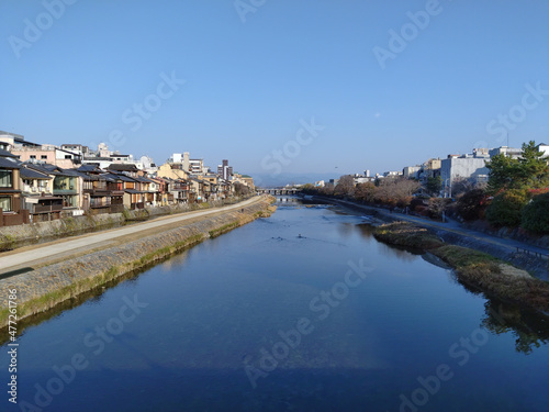 朝の鴨川