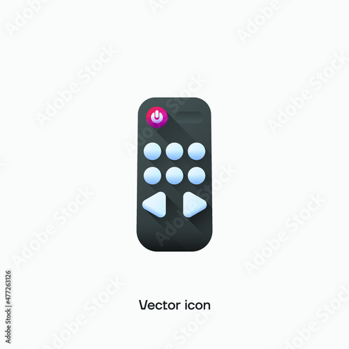 TV Controller vector icon. Premium quality.