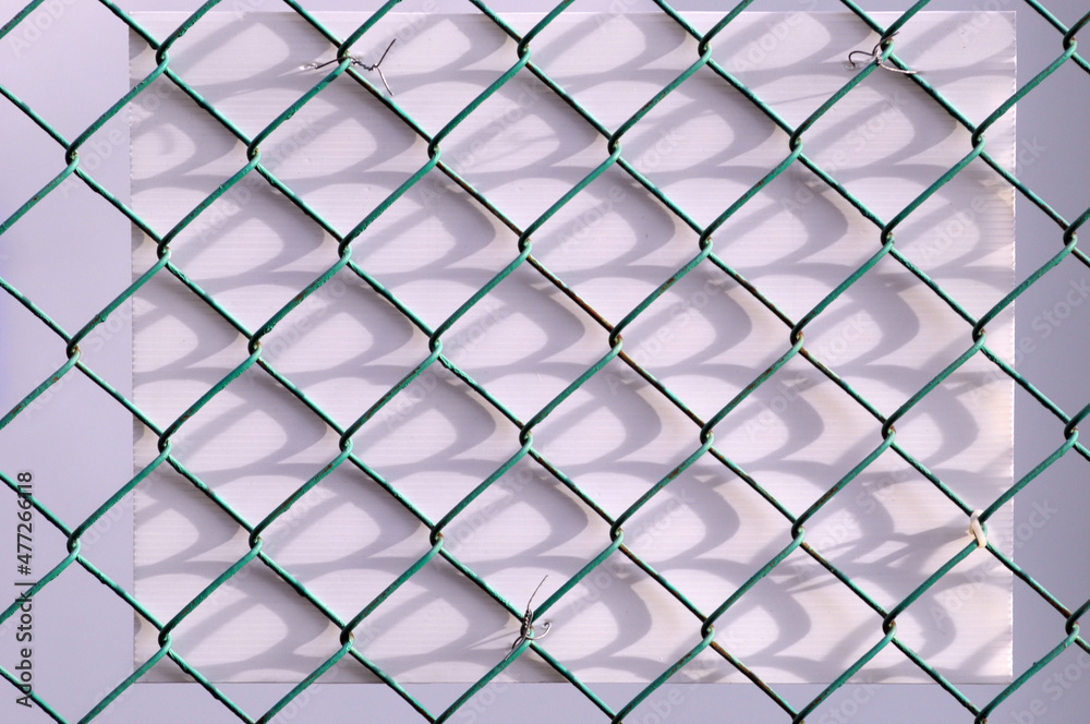 Fototapeta premium metal grid background