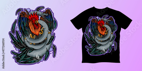 mock up t shirt with free design vector