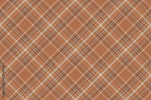 Seamless pattern of scottish tartan plaid. Repeatable background with check fabric texture. Vector backdrop striped textile print.