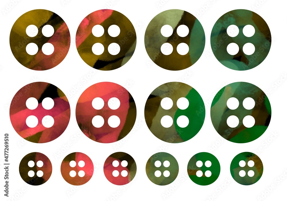 Buttons coloured set for postcard and cards and magazines and stickers and kids and hobbies Buttons coloured set for postcard and cards and magazines and stickers and kids and hobbies