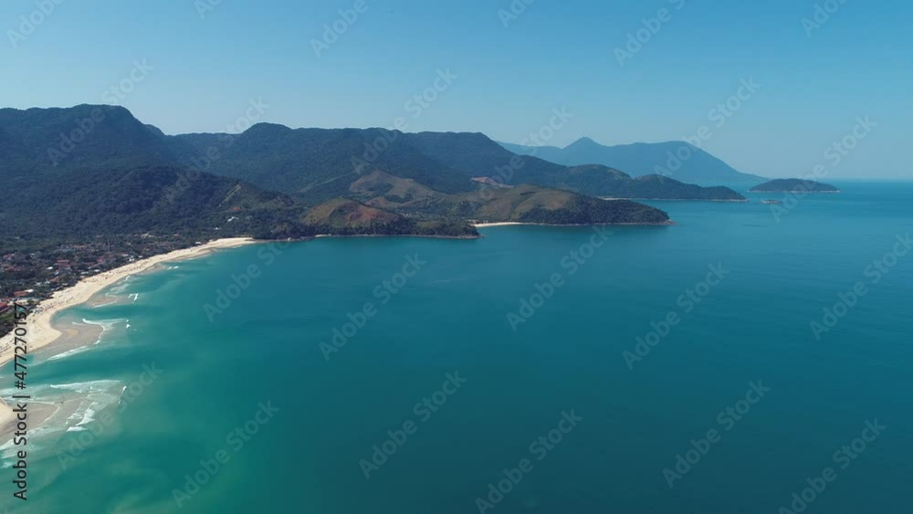 Maresias Beach Brazil. Travel scene of summer beach landscape. Outdoor tropical environment. Vacation travel. Relaxation scenery. Maresias Beach Brazil. Travel scene of summer beach landscape. Outdoor tropical environment. Vacation travel. Relaxation scenery.