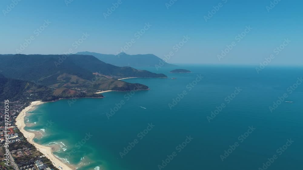 Maresias Beach Brazil. Travel scene of summer beach landscape. Outdoor tropical environment. Vacation travel. Relaxation scenery. Maresias Beach Brazil. Travel scene of summer beach landscape. Outdoor tropical environment. Vacation travel. Relaxation scenery.