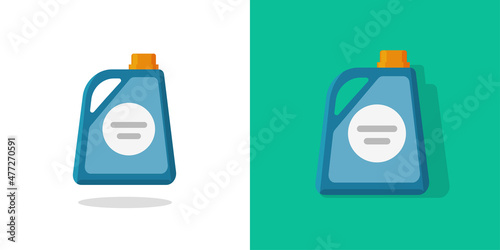 Detergent cleaner bottle icon vector or bleach clean package plastic container isolated flat cartoon illustration, idea of chemical liquid product pack, cleanse package