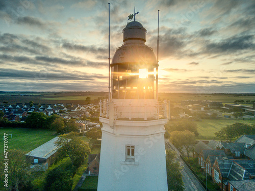 Sunset through Withernsea Lighthouse