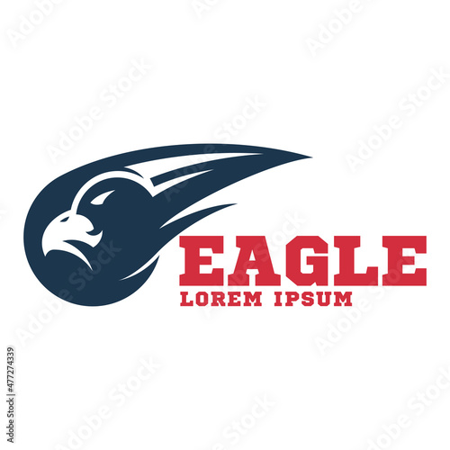 Eagle logo. Abstract Eagle logo design template.