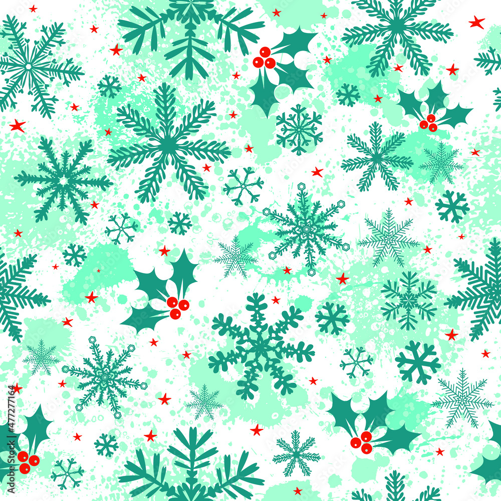 Seamless snowflake background. Vector illustration Seamless snowflake background. Vector illustration