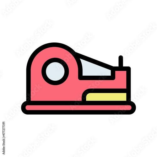 Tape Dispenser Line Filled Vector Icon Design