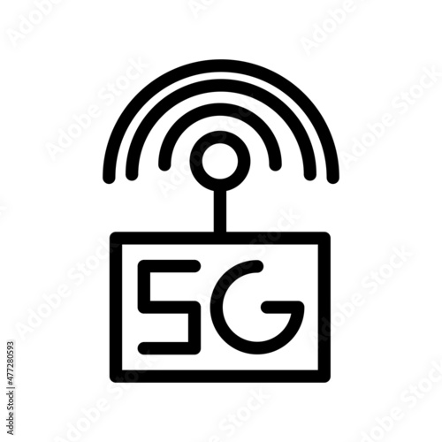 Antena Line Vector Icon Design