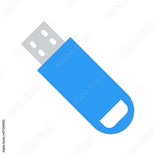 Usb Flat Vector Icon Design