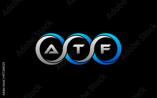 ATF Letter Initial Logo Design Template Vector Illustration photo