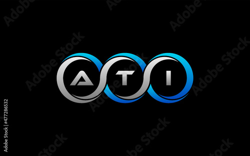 ATI Letter Initial Logo Design Template Vector Illustration photo
