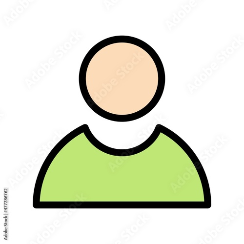 Employe Line Filled Vector Icon Design