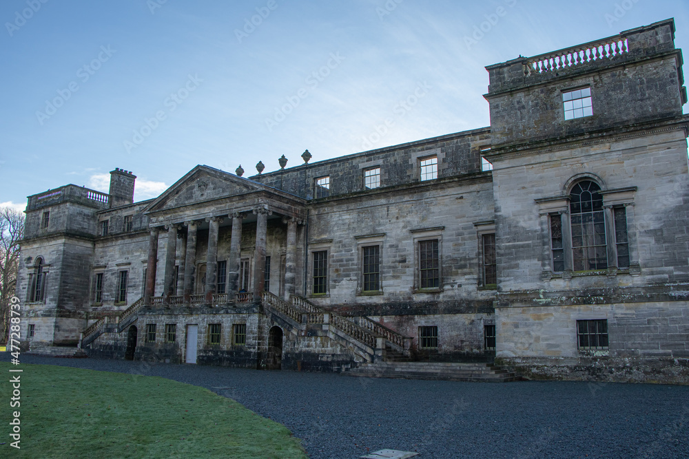 Ruined Old Penicuik House. Penicuik House is a beautiful country estate located only 9 miles from the centre of Edinburgh.