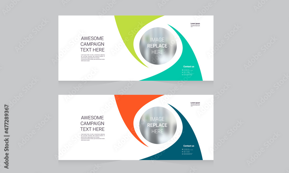 Corporate Banner Layout Template Design